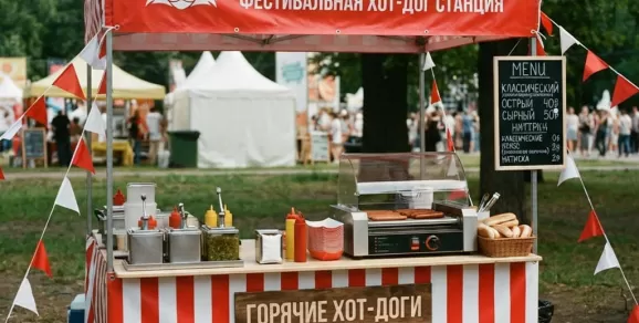 Фестивальная хот-дог станция